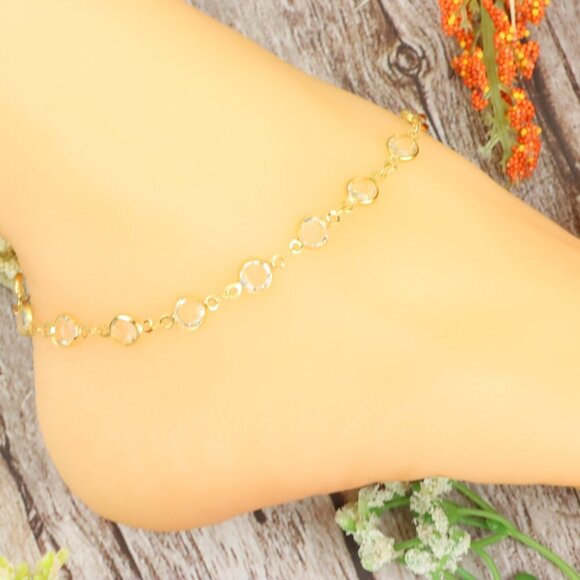 "Dainty Anklet for Women – Elegant Everyday Jewelry & Perfect Gift | MLCRC1427 - Picture 10 of 10